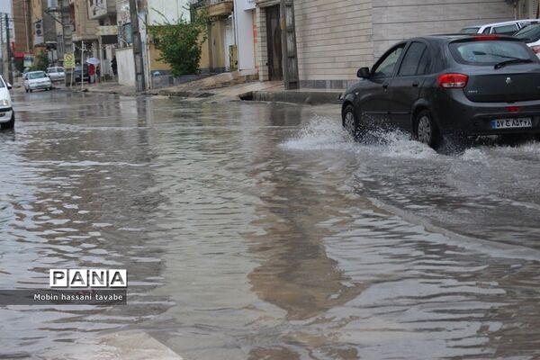 بارش شدید باران در بوشهر