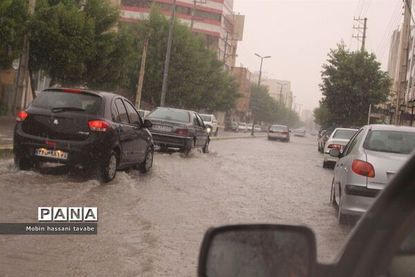 بارش شدید باران در بوشهر