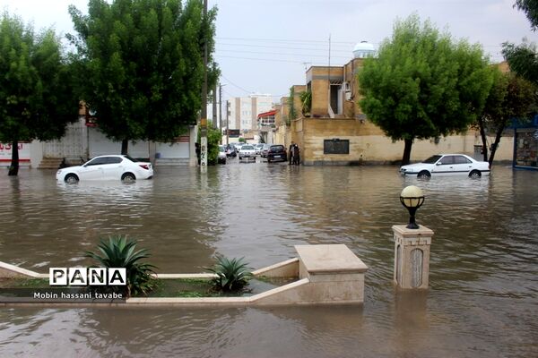 بارش شدید باران در بوشهر