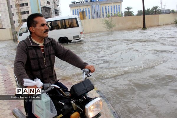 بارش شدید باران در بوشهر