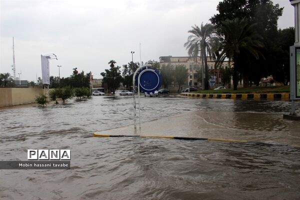 بارش شدید باران در بوشهر