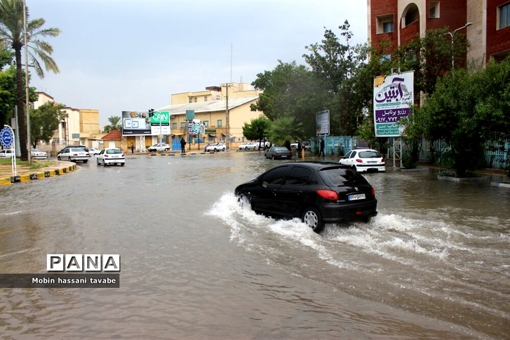 بارش شدید باران در بوشهر
