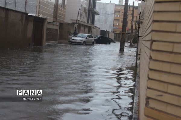 بارش شدید باران در بوشهر
