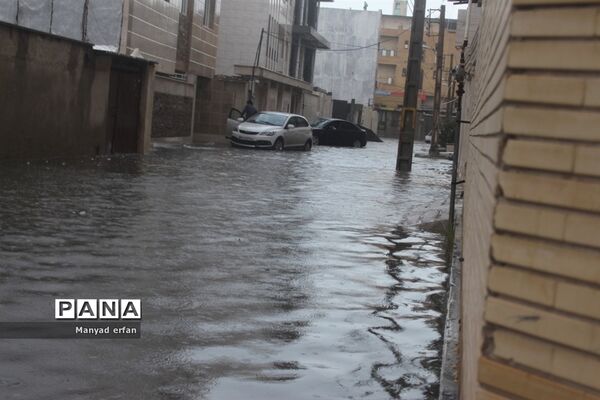 بارش شدید باران در بوشهر