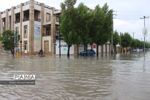 بارش شدید باران در بوشهر