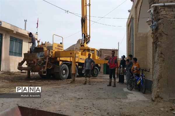 بام اندود کردن مسجد دریک اقدام جهادی