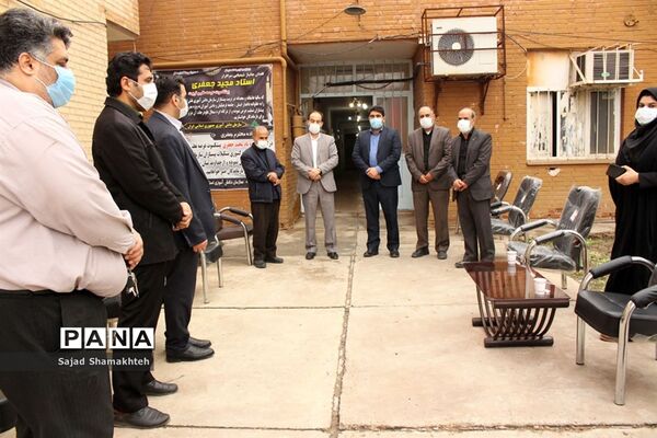برگزاری آیین گرامیداشت مرحوم مجید جعفری درمحل  سازمان دانش آموزی خوزستان