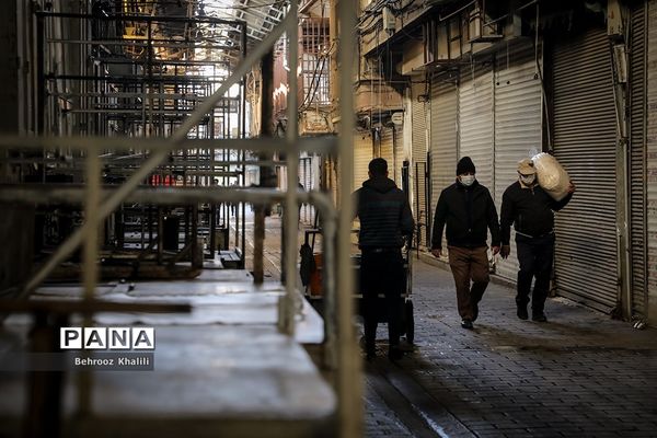 بازار تهران در قرنطینه-۲