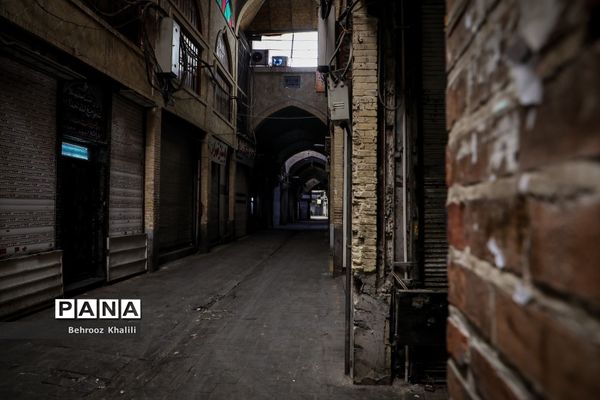 بازار تهران در قرنطینه-۲