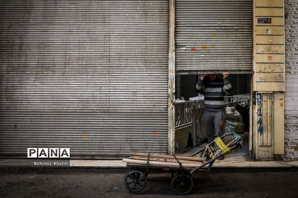 بازار تهران در قرنطینه-۲