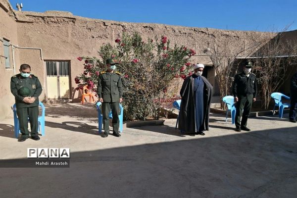 بازدید فرمانده سپاه انصارالرضا (ع) خراسان جنوبی از پروژه برق رسانی به روستای کوشه سفلی