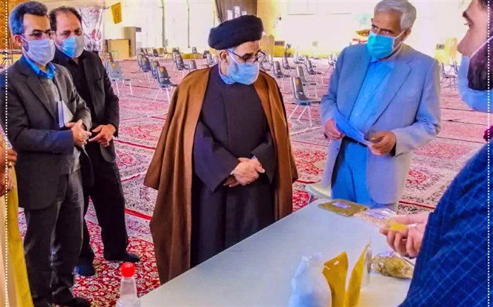 حضور امام جمعه در قرار گاه شهید قاسم سلیمانی کاشمر