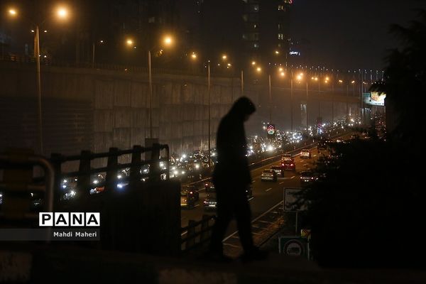 ترافیک تهران قبل ساعت 21 در روزهای نارنجی