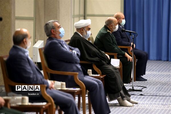 دیدار دست‌اندرکاران مراسم سالگرد شهید سلیمانی با رهبر معظم انقلاب