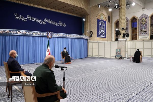 دیدار دست‌اندرکاران مراسم سالگرد شهید سلیمانی با رهبر معظم انقلاب