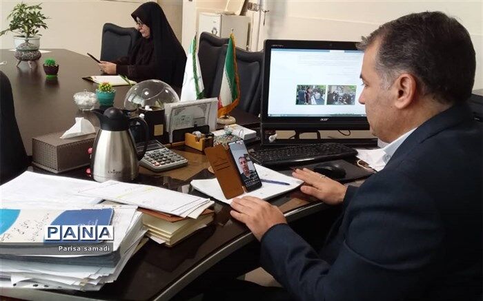 برگزاری مجازی انتخابات هیات رییسه مجلس دانش آموزای منطقه ۱۳