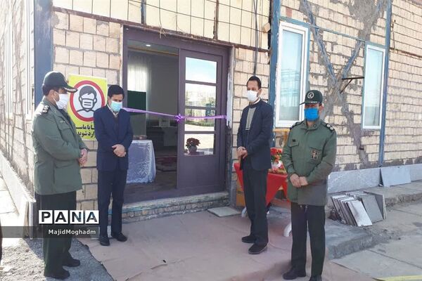 افتتاح دبیرخانه نکوداشت اولین سالگرد شهادت سردار سلیمانی مستقر در دبیرستان فرزانگان
