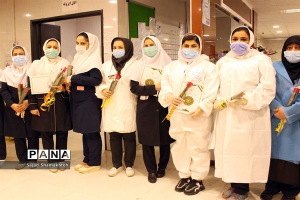 تقدیرمربیان و مدرسان پیشتاز از پرستاران بیمارستان گلستان اهواز