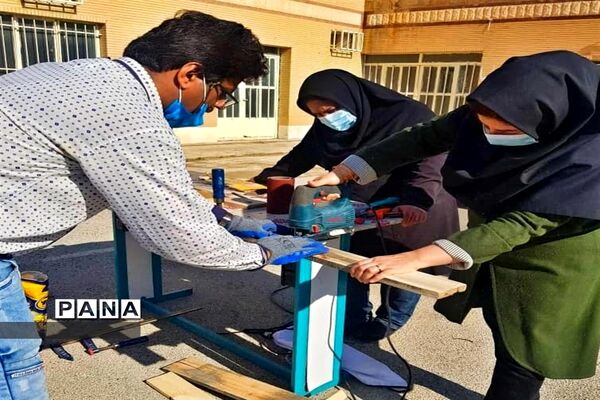 کارگاه نجاری (ویژه مربیان) در کانون رضوان شهرستان امیدیه