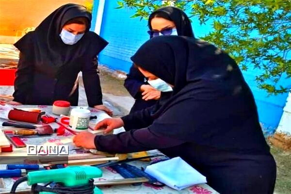 کارگاه نجاری (ویژه مربیان) در کانون رضوان شهرستان امیدیه