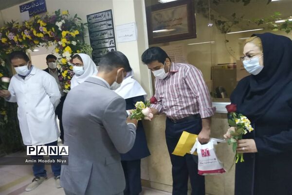 تقدیر نمایندگان مجلس دانش‌آموزی سیستان و بلوچستان از مدافعان سلامت
