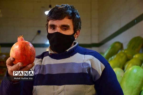 بازار داغ شب یلدا کرونایى  در تبریز