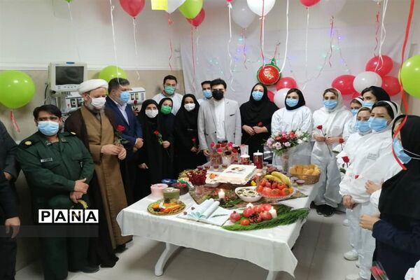 تجلیل مسئولان شهرستان کارون  از کادر درمان