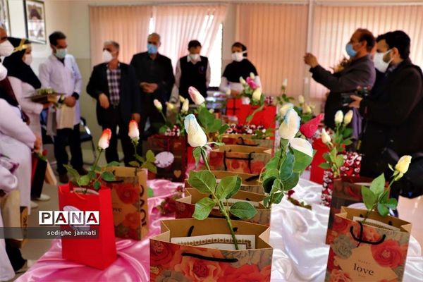 تجلیل جهادگران سنگر علم آموزی از مدافعان سلامت در آباده