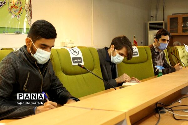 نشست خبری معاون بهداشت دانشگاه  جندی شاپور اهواز