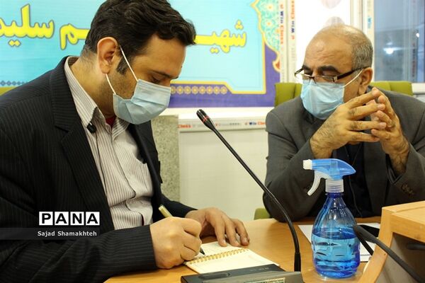 نشست خبری معاون بهداشت دانشگاه  جندی شاپور اهواز