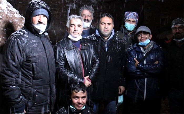 ساخت «نون.خ» زیر برف زمستانی