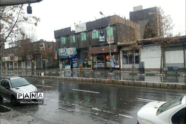 بارش باران شدید در کاشمر