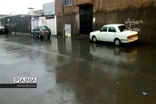 بارش باران شدید در کاشمر