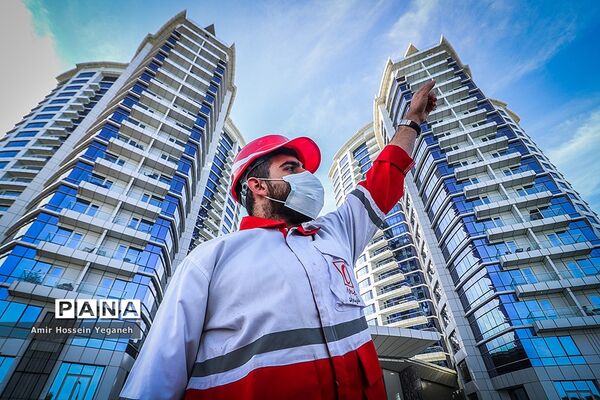 مانور زلزله در جزیره کیش