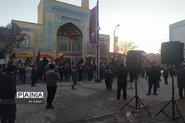 عزاداری ایام فاطمیه با رعایت اصول بهداشتی در زنجان