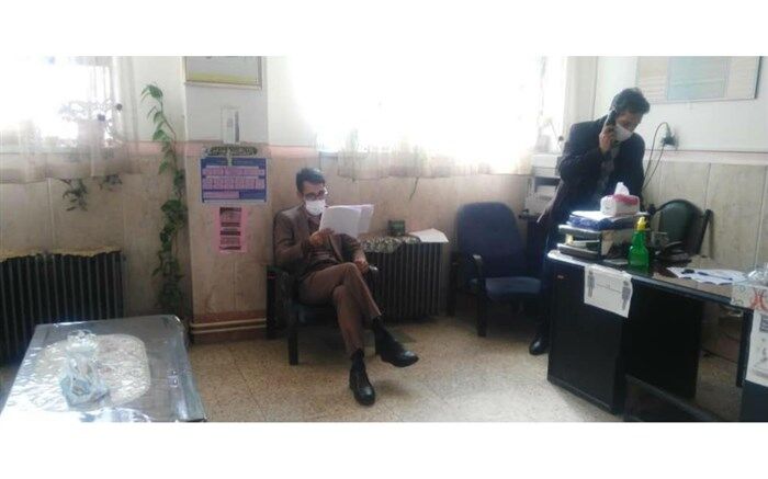 بازدید رئیس آموزش و پرورش چهاردانگه از مدارس این منطقه