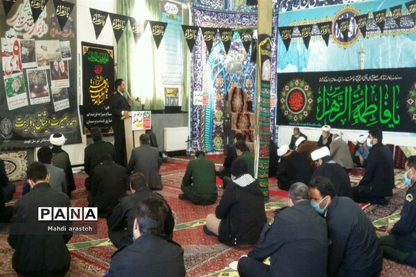 مراسم بزرگداشت حماسه عظیم9دی در  مسجدعلی ابن ابیطالب(ع) شهرستان خوسف