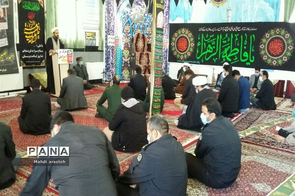 مراسم بزرگداشت حماسه عظیم9دی در  مسجدعلی ابن ابیطالب(ع) شهرستان خوسف