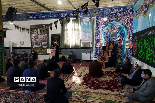 مراسم بزرگداشت حماسه عظیم9دی در  مسجدعلی ابن ابیطالب(ع) شهرستان خوسف