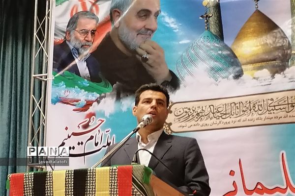 مراسم سالگرد حاج قاسم سلیمانی ناحیه دو شهر ری