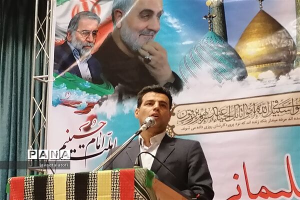 مراسم سالگرد حاج قاسم سلیمانی ناحیه دو شهر ری