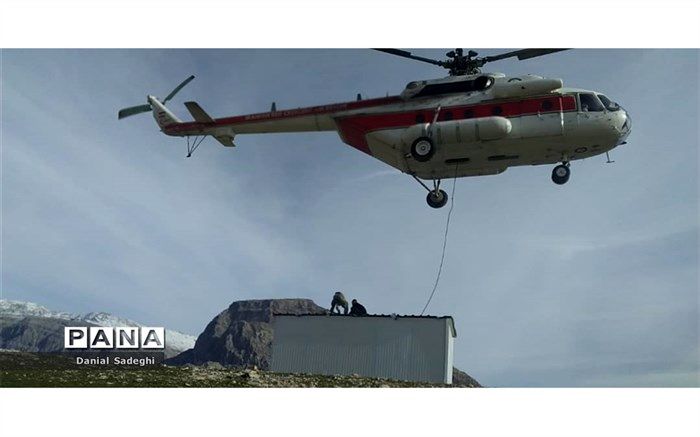 انتقال دو مدرسه کانکسی به منطقه عشایری سوسن ایذه