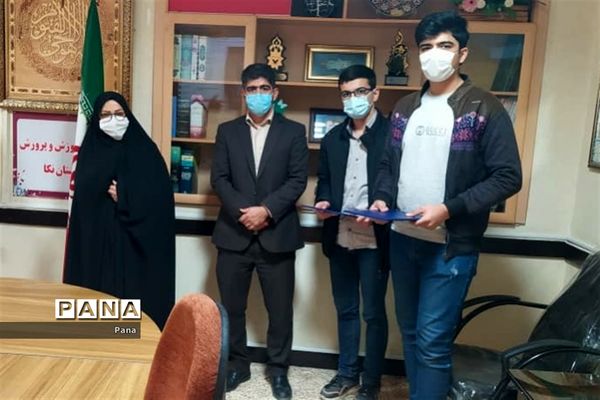 آیین تحلیف اعضای هیئت رئیسه مجلس دانش‌آموزی شهرستان‌های مازندران