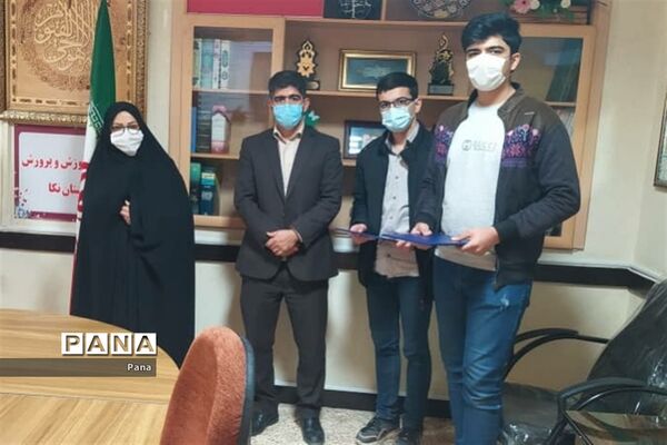 آیین تحلیف اعضای هیئت رئیسه مجلس دانش‌آموزی شهرستان‌های مازندران