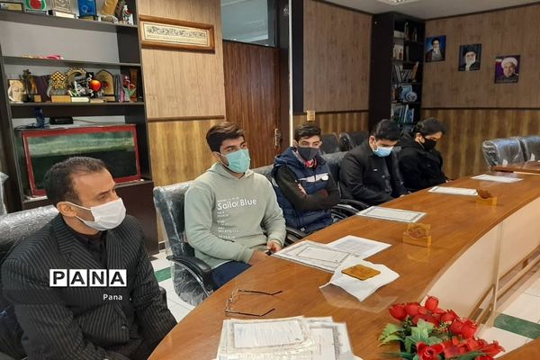 آیین تحلیف اعضای هیئت رئیسه مجلس دانش‌آموزی شهرستان‌های مازندران