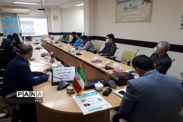 آیین تحلیف اعضای هیئت رئیسه مجلس دانش‌آموزی شهرستان‌های مازندران