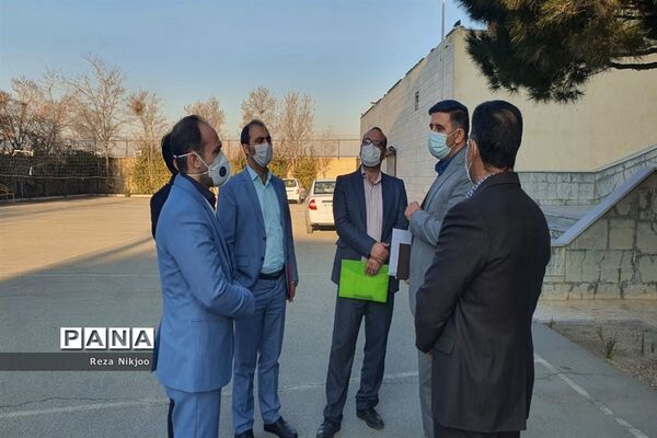 بازدید از حوزه‌های آزمون استخدامی ناحیه یک بهارستان