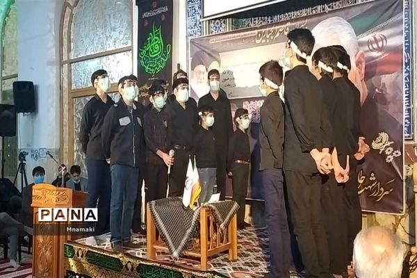 اولین سالگرد شهادت حاج قاسم سلیمانی در آران وبیدگل