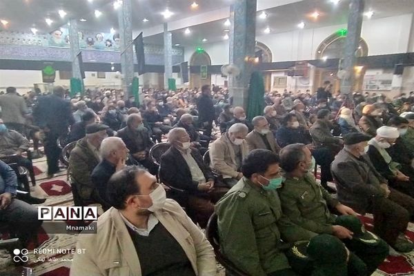 اولین سالگرد شهادت حاج قاسم سلیمانی در آران وبیدگل