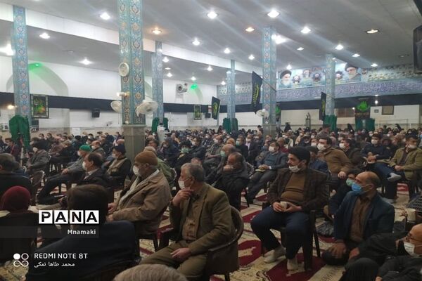 اولین سالگرد شهادت حاج قاسم سلیمانی در آران وبیدگل